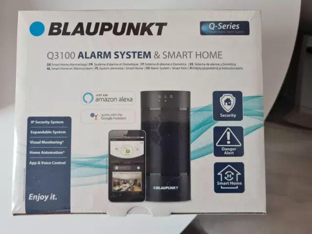 Blaupunkt Q3100 Smart Home Alarmanlage Starter-Set und 1 Jahr Premium-Service