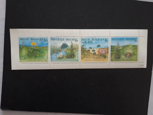 Carnet de timbres neufs de belgique " La flore" de 1994