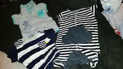 2 X Small Baby Boys Clothes Up To 3 Months Next/ Disney/George Suits T Shirt