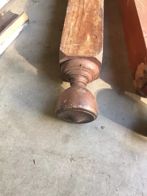 Mar Set Of Three Matching Oak Newell Post 5“ X 5“ 2