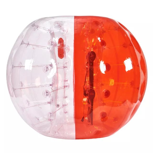 VEVOR Bulle Gonflable Ballon Pare-chocs 1,5m Bulle Sumo pour Jeux Football Rouge