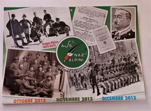 Calendario Ass. Naz. Alpini ANA – Belluno – 2012