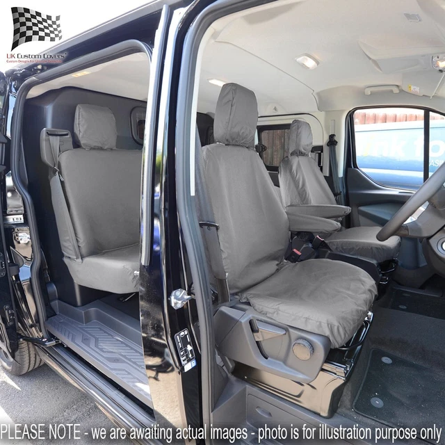 Ford Tourneo Custom Attivo Posteriore Seat Cover N° Armrests-Embroidery