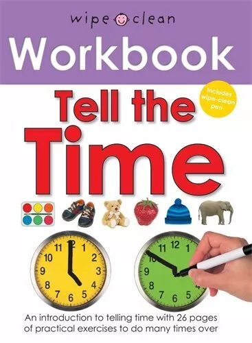 Telling the Time (Wipe Clean Workbooks) by Roger Priddy Paperback Book The Cheap