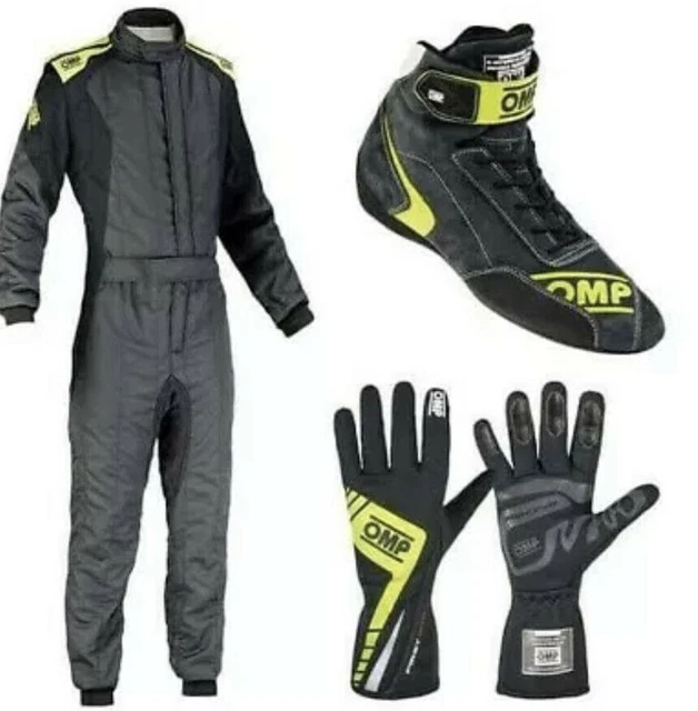 Go Kart Racing Suit CIK FIA level 2 approved kart Suit, Shoes, Gloves with gifts