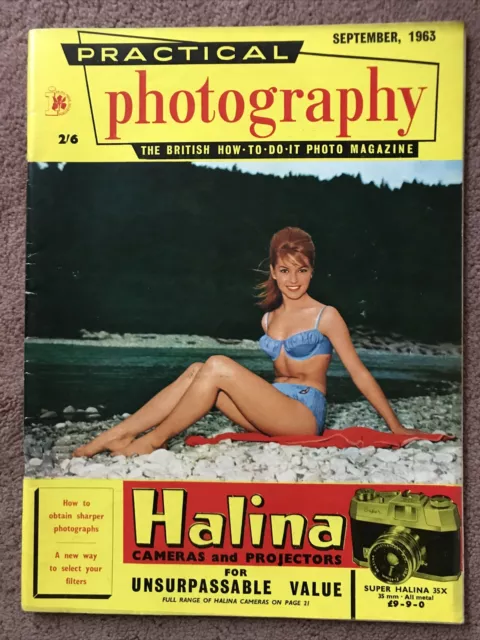 Practical Photography Magazine-September 1963 -VGC