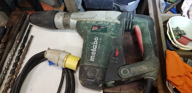Taladro combinado de martillos Metabo KHE -540 110V SDS Max + brocas + estuche