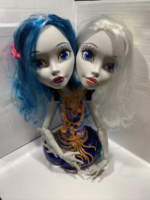 MONSTER HIGH PERI and Pearl Serpentine Styling Head 2 Two Headed