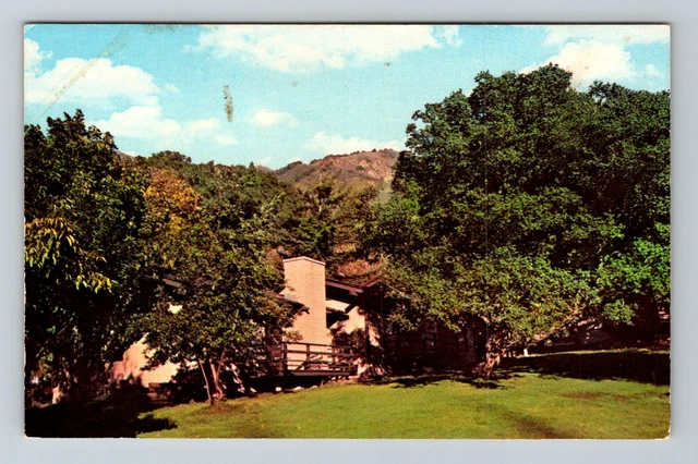Pfeiffer Big Sur State Park CA-California, Big Sur Lodge, Vintage Postcard