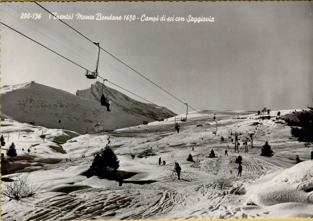 139810 Trento Monte Bondone Campi Di Sci Con Seggiovia Funivia