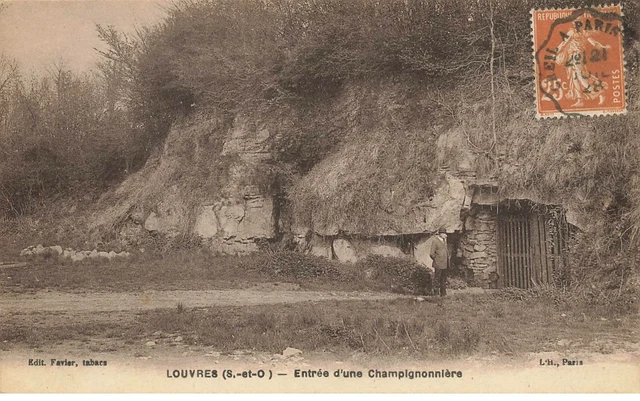 95 Louvres #As30198 Entree D Une Champignonniere