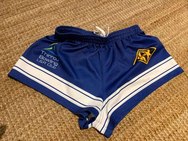 Thirroul Butchers Players rugby league nrl footy playing shorts size M 32 Kooga