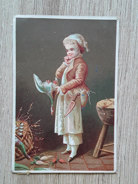 Lot de 4 cartes images chromos pub de la Chocolaterie d’Aiguebelle