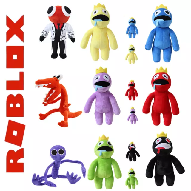 Roblox Rainbow Friends Soft Plush Toy Blue Green Red Purple Kid Birthday  Gift UK