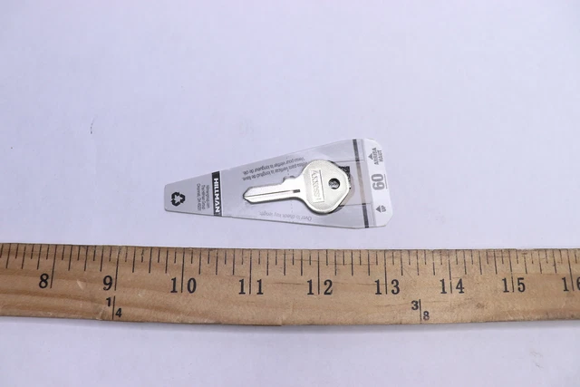 Hillman Padlock Master Lock Key Blank Nickel Plated #60 88041