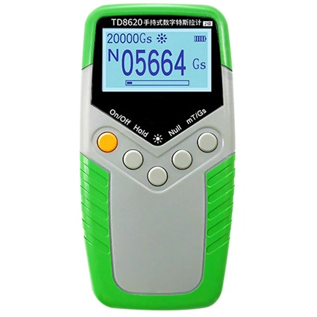 TD8620 Permanentmagnet-MessgeräT Digitales -MessgeräT MagnetflussmessgeräT ObeN6