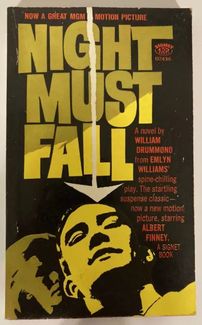 Vintage Collectable PB Book "Night Must Fall" William Drummond