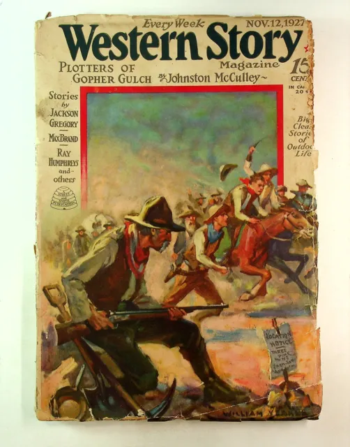 Western Story Magazine Pulp 1st Series Dec 11 1927 Vol. 73 #5 FR/GD 1.5