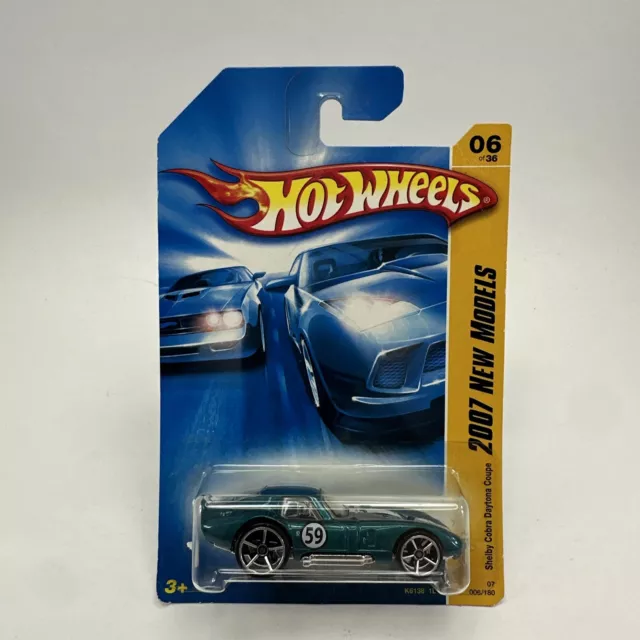 2007 Hot Wheels New Models Shelby Cobra Daytona Coupe 6/180