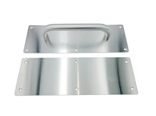 VRSS 304 Stainless Steel Satin Finish Door Push Pull Handles 100mm Width x 30...