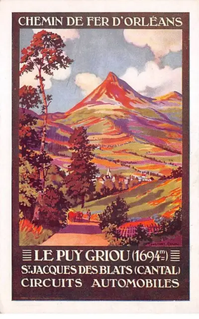 Publicité - n°85238 - Chemin de Fer d'Orléans - Le Puy Griou - St Jacques de