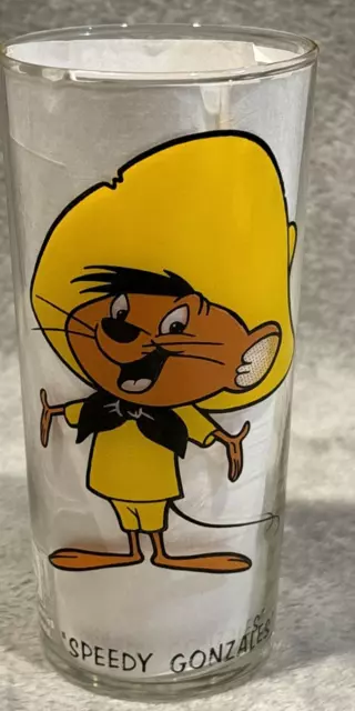 Vintage 1973 Pepsi Collector Series Glass - Speedy Gonzales