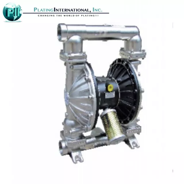 Industrial Chemical Resistant Stainless 2" Inch Air TF Diaphragm Pump