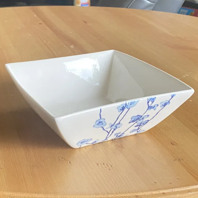 Maxwell Williams oriental blossom porcelain cereal bowl 6" square