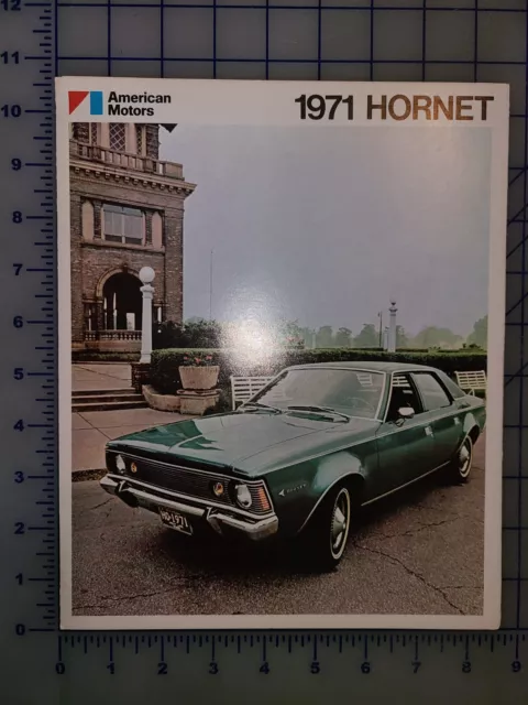 1971 AMC American Motors Hornet Brochure Folder