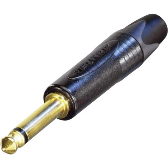 Jack 6.35 mm mâle, droit Neutrik NP2X-B Nombre de pôles (num): 2 mono noir 1