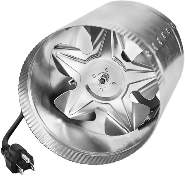 iPower 4'' 100 CFM Booster Inline Duct Vent Blower Fan Exhaust & Intake HVAC Fan