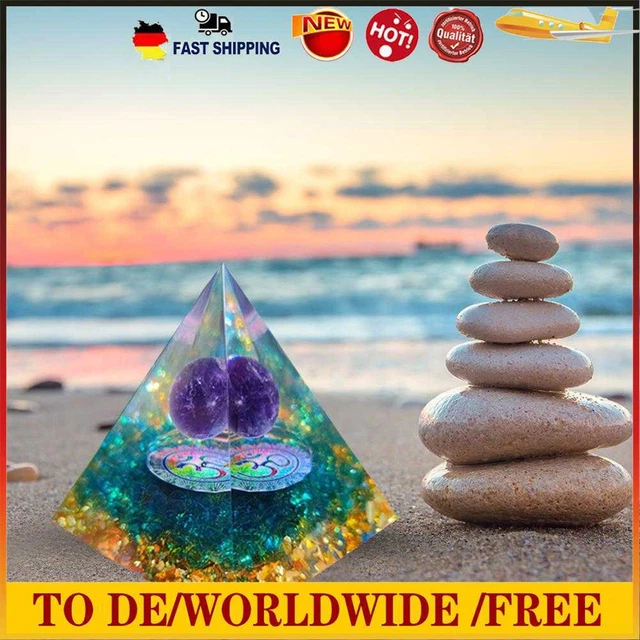 Orgone Pyramide Kristall Pyramide Reiki Pyramide Amethyst Pyramide Positive Ener