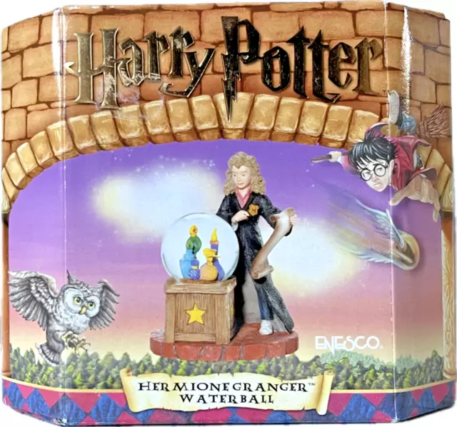 NEW Vintage HARRY POTTER Hermoine Granger WATER BALL Enesco Globe WATERBALL BNIB