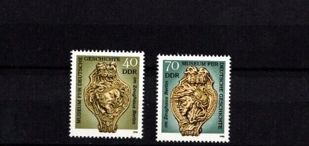 DDR  1990  Nr. 3318-3319 - Museum für Deutsche Geschichte -  Postfrisch