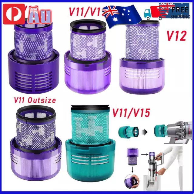 2x Replacement Filter for Dyson V10 V11 V12 V15 Absolute Animal Detect Vacuum AU