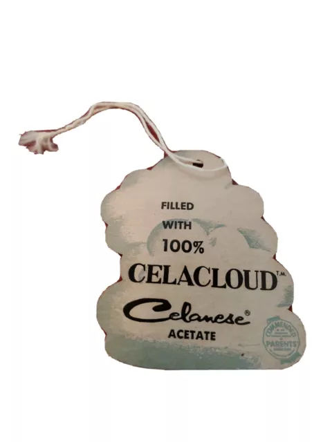 Vintage Celacloud Celanese Acetate Clothing Tags