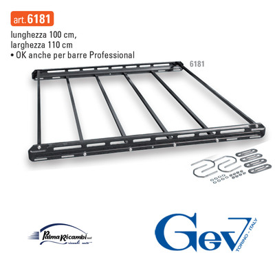 Gev Gabbia Portabagagli GEV130x110Gabbia Portapacchi Portatutto GEV4881 