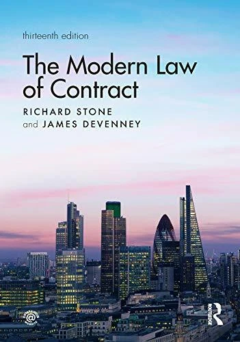 The Modern Law of Contract by Stone, Richard 0367222914 FREE Shipping