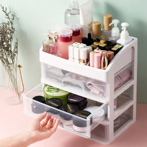 Makeup Case Organizer Cosmetic Carry Storage Box Jewelry Drawer Holder Portable