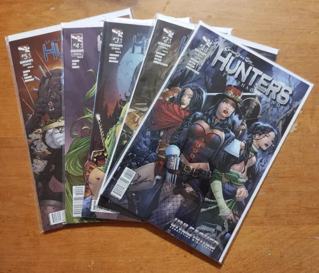 Grimm Fairy Tales Presents Hunters the Shadowlands #1-5 Zenescope VF to NM