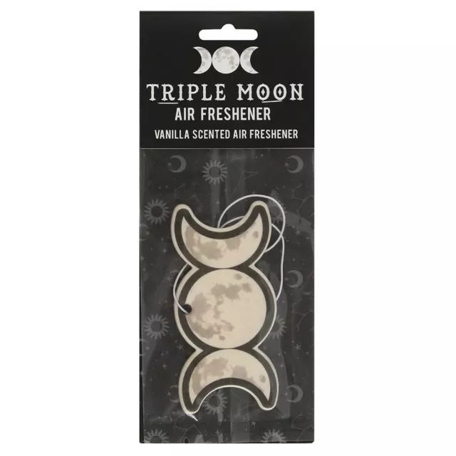 Triple Moon Air Fresheners, Hanging Scented Fragrance Pagan Wiccan Witch Phases