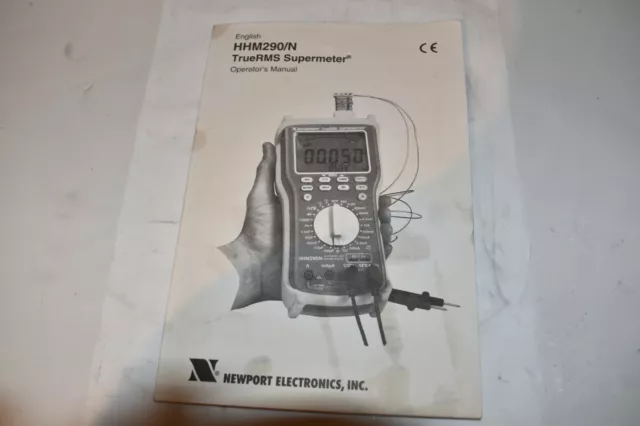Newport Electronics Inc Hhm290/N True Rms Supermeter Operator's Manual (Nf56)