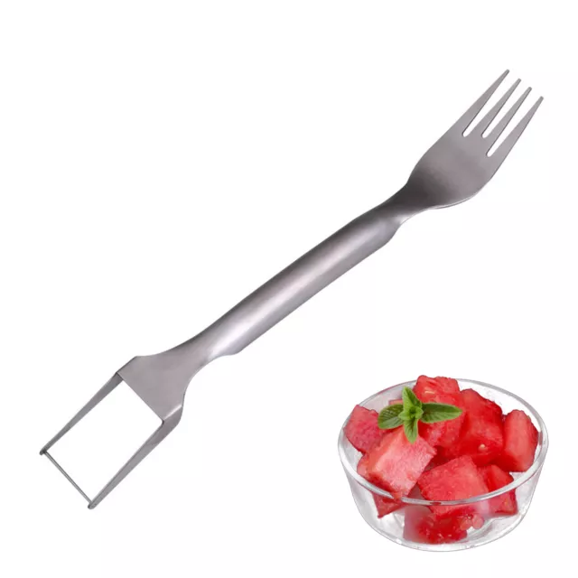 Watermelon Slicer Fruit Cutter,2-in-1 Fork Stainless Steel Kitchen Utensils