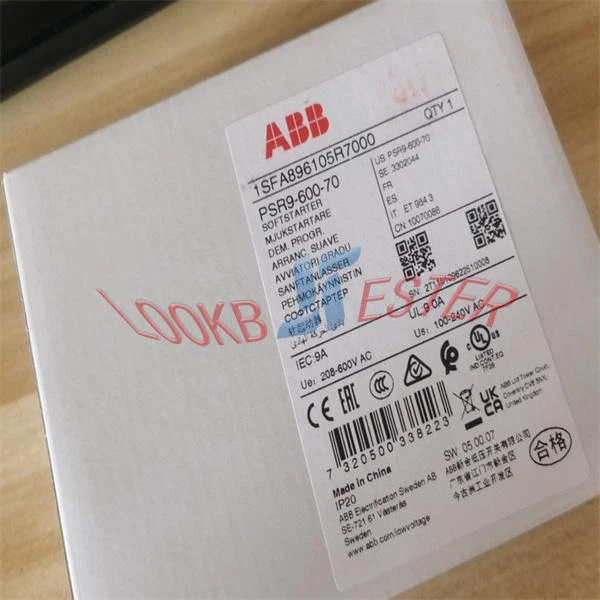 1PCS ABB PSR9-600-70 1SFA896105R7000 Soft Starter Brand new