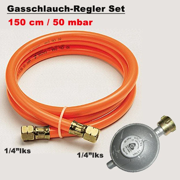 BFG Régulateur de pression de gaz 50 mbar avec manomètre (indicateur de niveau) et valve de sécurité - Réducteur de pression (1,5 kg/h) pour bouteilles de gaz de 11 kg, barbecue à