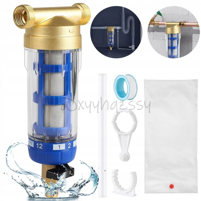 ISpring WSP-50SL Rückspülfilter Wasserfilter Filter, Wiederverwendbarer