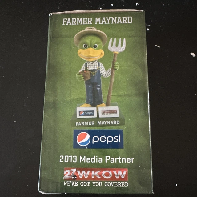 Maynard the Mallard Madison Mallards SGA - 06/21/13 (Farmer) Bobblehead MiLB