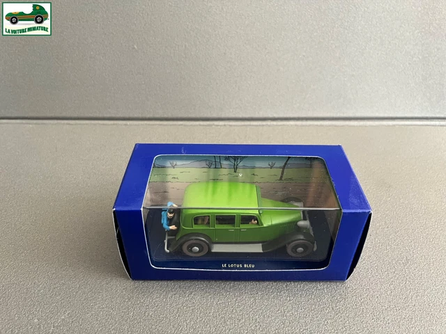 Voiture Tintin 1/43 : L'automitrailleuse blindée du Lotus Bleu