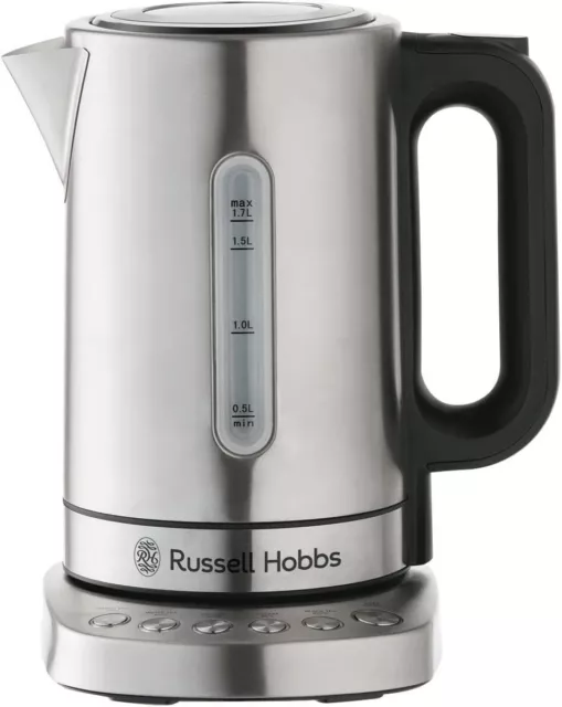 Russell Hobbs Addison Kettle 5 Temperature Settings 1.7 L Capacity Easy to Clean