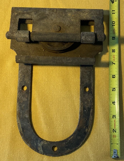 Antique Vintage Barn Door Rollers Pulley Horseshoe Slider Garage Door Cast Iron